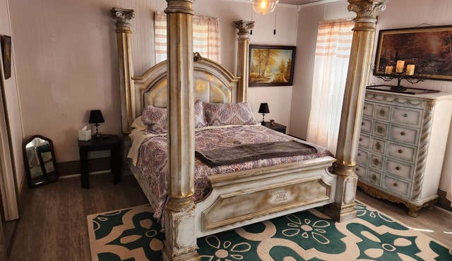 Unwind at the Lotus house Opal suite.