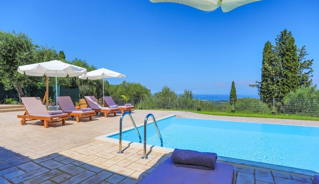 Unwind in Luxury with Private Pool and Stunning Views - Villa Chrisdina, Corfu