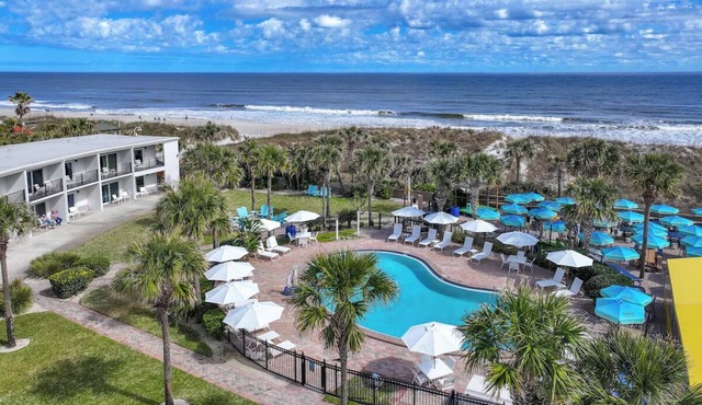 Unwind in Serene Oceanfront Room Close to Local Attractions & Dining with Pool