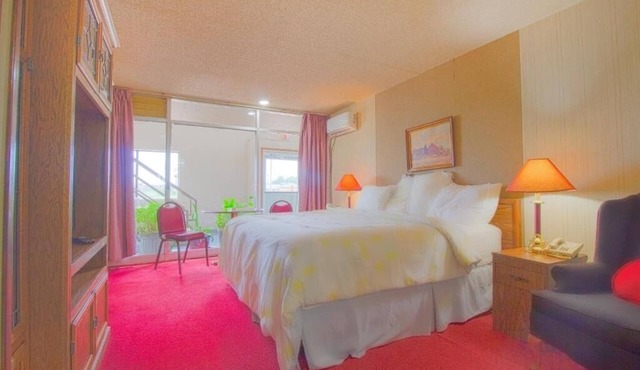 Unwind King Unit! Free Parking And Pets Welcome Just Minutes From The Airport