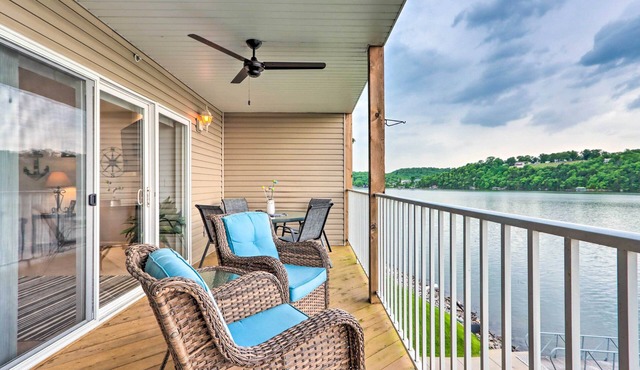 Unwind Poolside! Waterfront Ozarks Condo