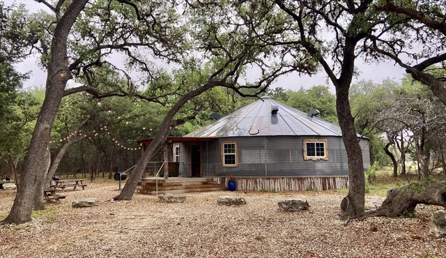 Upcycled Grain Bin Cabin