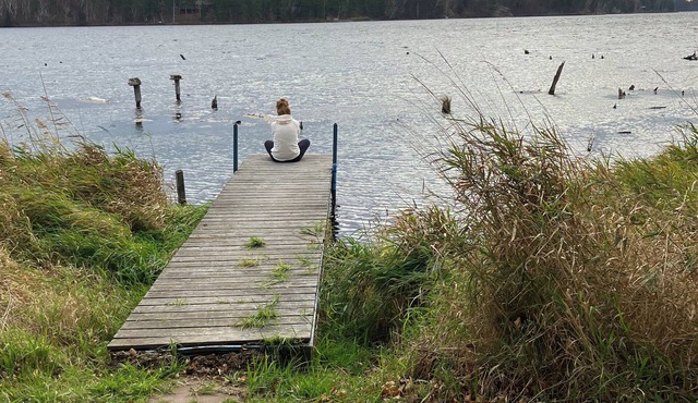 Updated 2BR, 5.5 acre gem with vista view of Straight Lake!