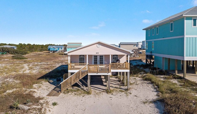 Updated 3 Bedroom, 2 Bath home with easy beach access and great Gulf Views