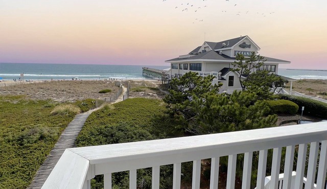 Updated 3br/3ba Oceanfront townhome with ocean views and direct beach access.