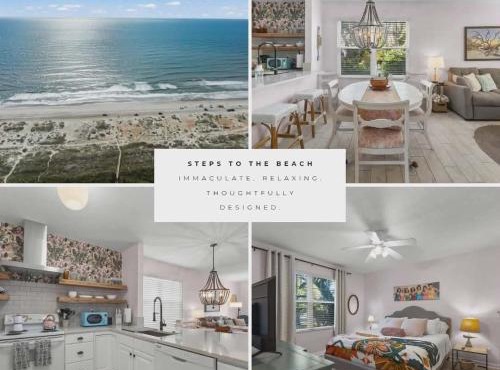 Updated! Beautiful Decor! Walk to Beach & Eats
