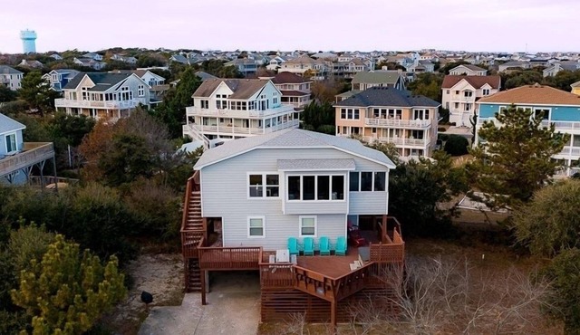 Updated, cozy cottage in Duck – 4 bedrooms, in town & oceanside w/views!