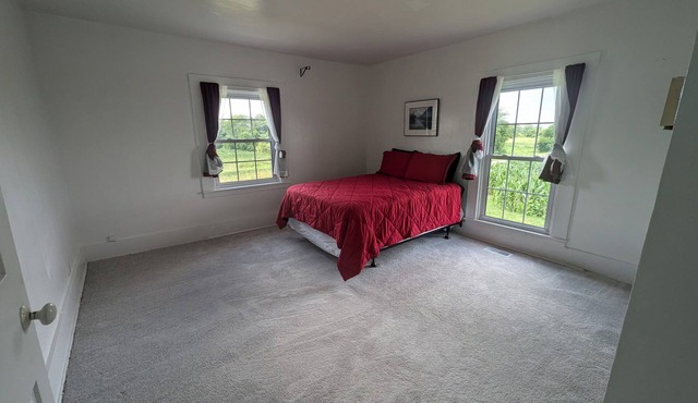 Updated farmhouse with parking and AC