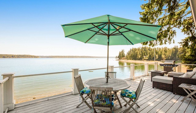 Updated home on the water with 2 decks, amazing views, & amenities to enjoy