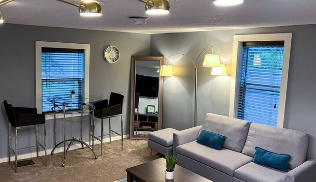 Updated house close to downtown and the airport.