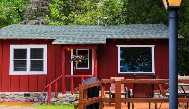 Updated Rustic Cabin #5 at Twin Cedars on Frenchman Lake in Trout Lake, MI