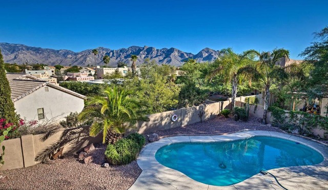 Updated Tucson Oasis with Pool and Mountain Views