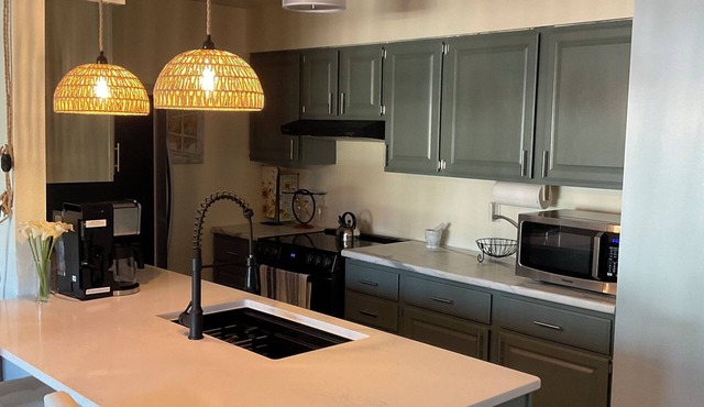 Upper level, one bedroom, one bath condo, with Lake Superior views.