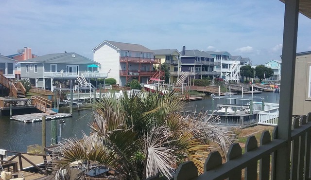 Upper unit canal home. Short walk to Holden Beach. Excellent location!