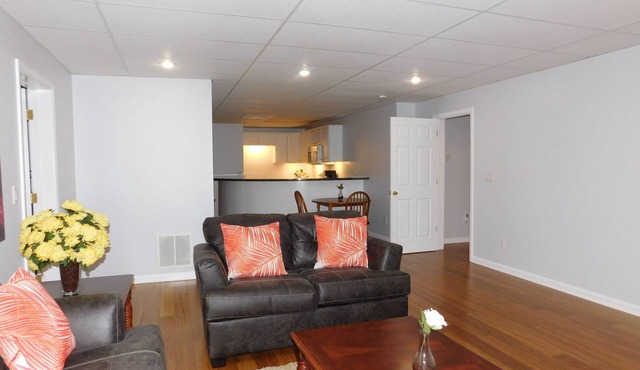 Upscale area. Close to Braves & Mercedes-Benz Stadium.