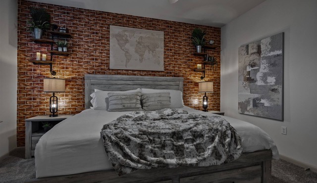 Upscale Furnished 2BR Near Decatur Square | Pool & Rooftop Lounge