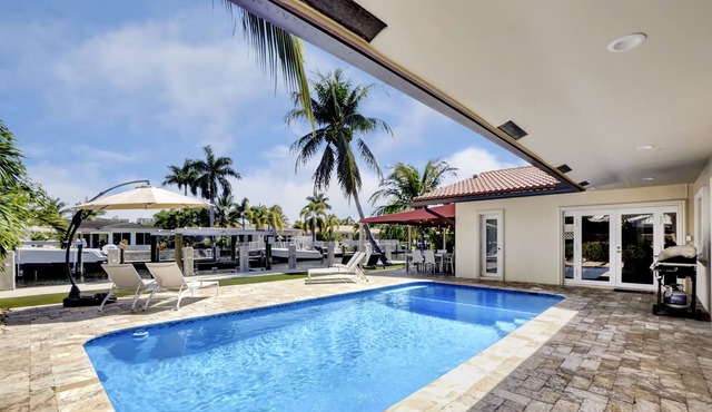 Upscale, luxurious WATERFRONT pool home.