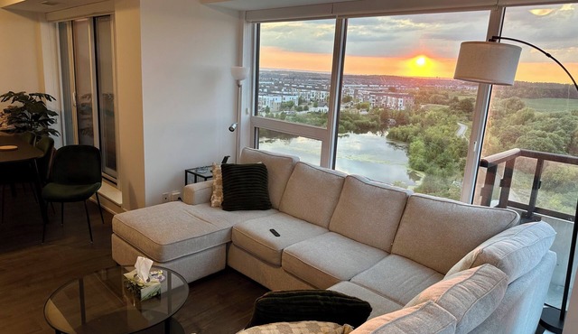 Upscale Urban Retreat | 2BR/2BA Corner Condo | Longterm Booking 30+ days only