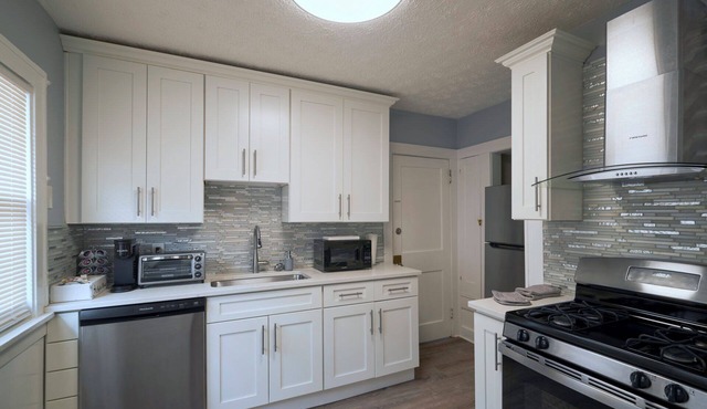 Upstairs unit in duplex