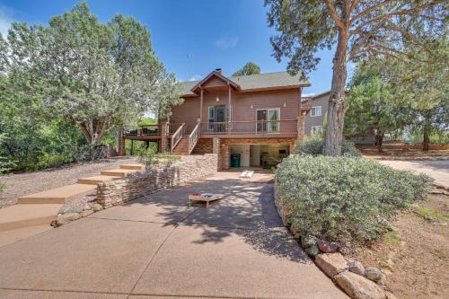 Log Cabin in Payson w/Deck, Mtn & Creek Views