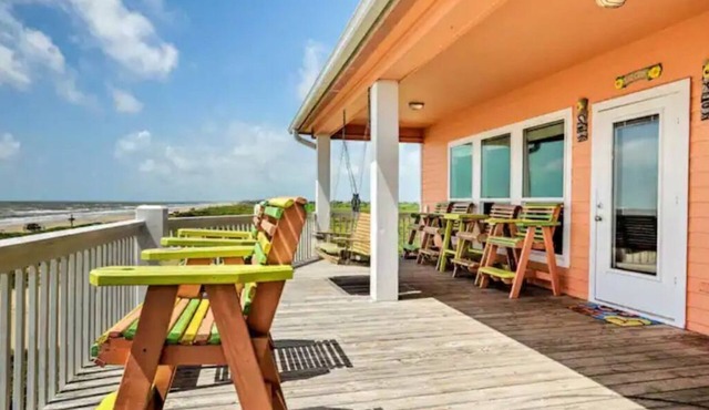 Crystal Beach-Beachfront-Dog Friendly