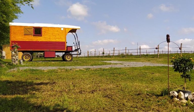 Véritable roulotte hippomobile "LA BAILLEUL"