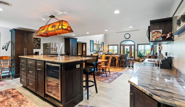 V's Rockton Top Getaway, a stunning rental property with a scenic view.