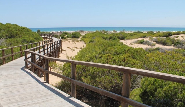Vacation apartment with panoramic views near the beach with pool