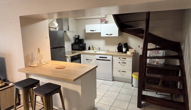 Vacation home 15 minutes' walk from the beach at Hauteville sur Mer (cale Sud).