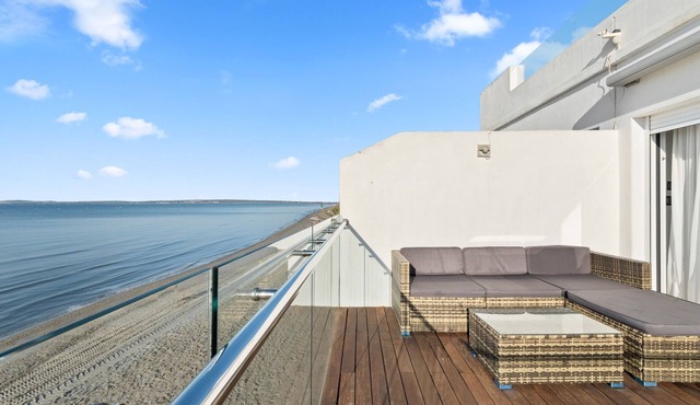 Vacation Home "Casa En La Orilla De La Playa" with Balcony, 2 Private Terraces & Wi-Fi