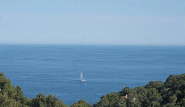 Vacation home, private pool heatable, sea view, Tossa de Mar, quiet, close to the beach,
