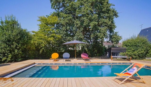Vacation home with pool in Villers-sur-Mer