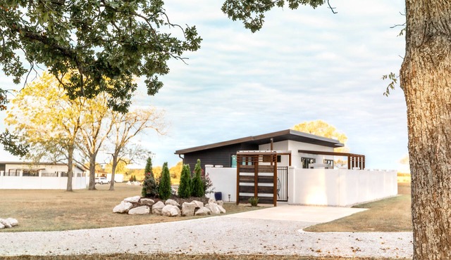 Vacation home with private hot tub.