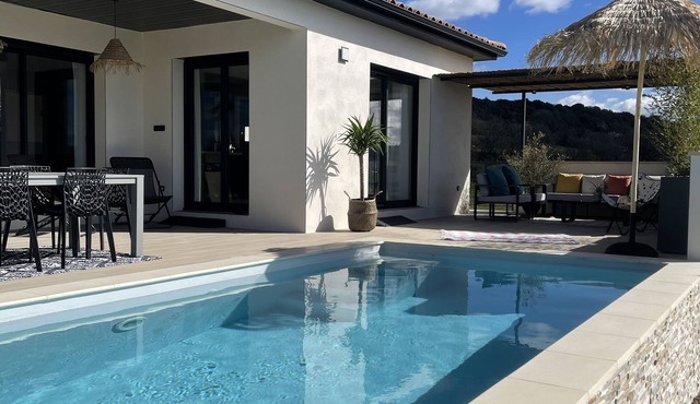 Vacation villa with private pool Lussan (near Uzès)