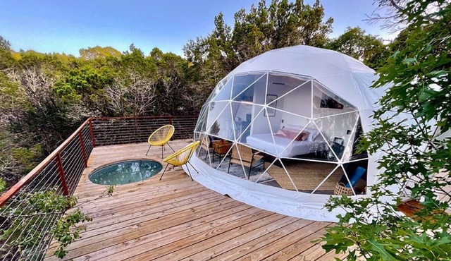 Vagary: Luxury Glamping in Treetop Dome + Dip Pool