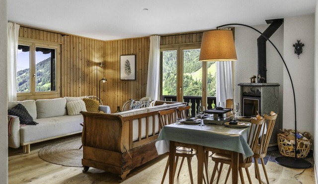 Val d'Illiez, 6 pers Balcony & view - parking