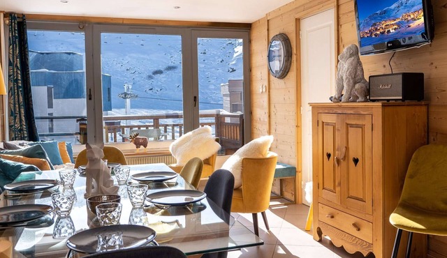 Val Thorens - Renovated apt 6 pers, 2 bdrms, WiFi, ski locker, near slopes