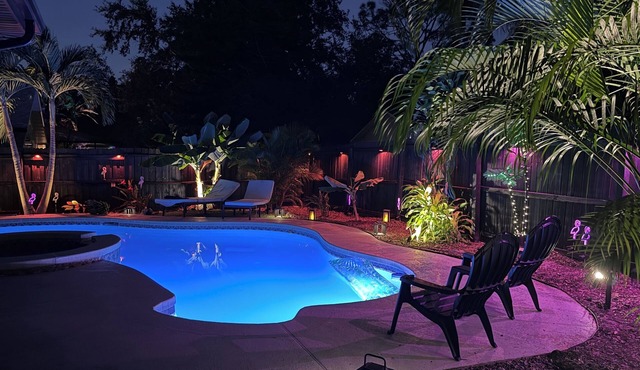 Valencia Manor, your family home away from home with pool and spa heat avalaible