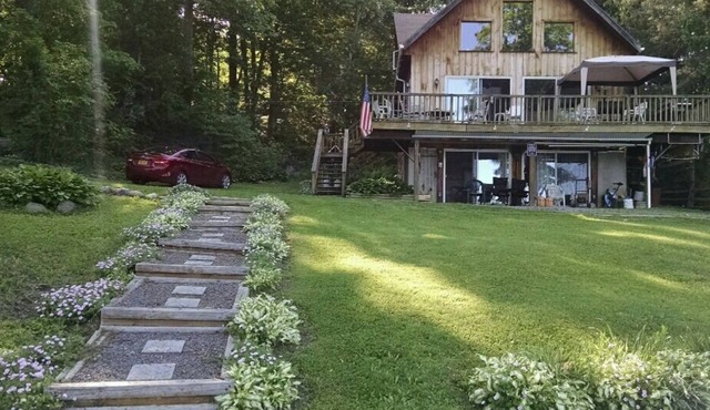 Valhalla on the Lake - Otsego Lake A-Frame home with terrific view + waterfront
