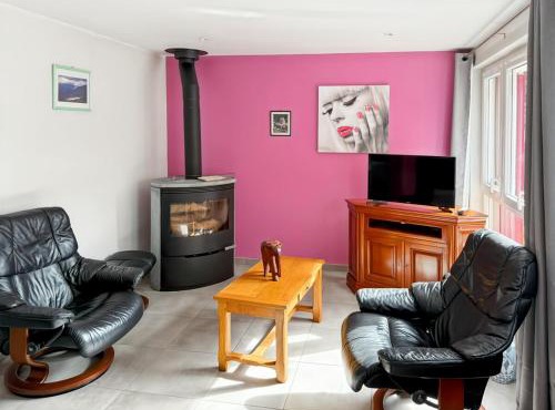 Vallée de la Jordanne, Maison cosy 6pers, terrasse