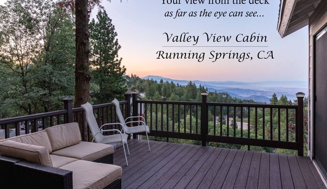 Valley View Cabin - As far as the eye can see