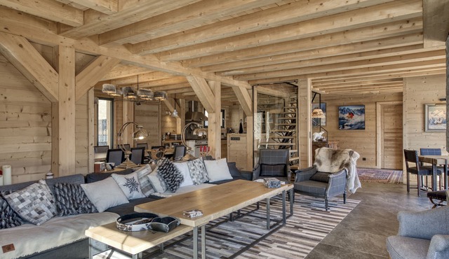 Vaste Chalet au Bettex, Avec vue Magique sur le Mont Blanc