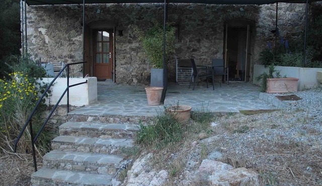 vaulted traditional room in Balagne "O Bambou"