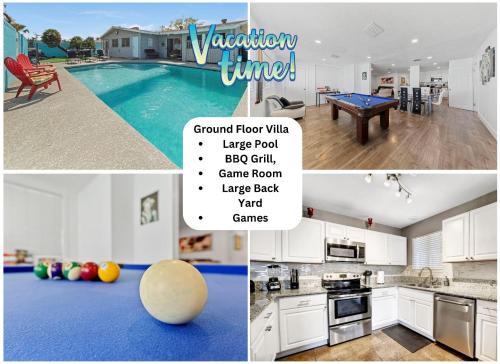 Vegas Getaway amazing Ground Floor with Pool and Games and BBQ