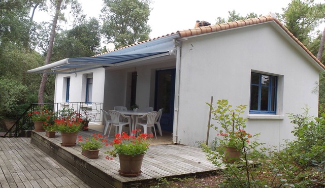 VENDEE HOUSE NEAR OCEAN IN THE HEART OF THE FOREST BETWEEN SEA AND MARAIS