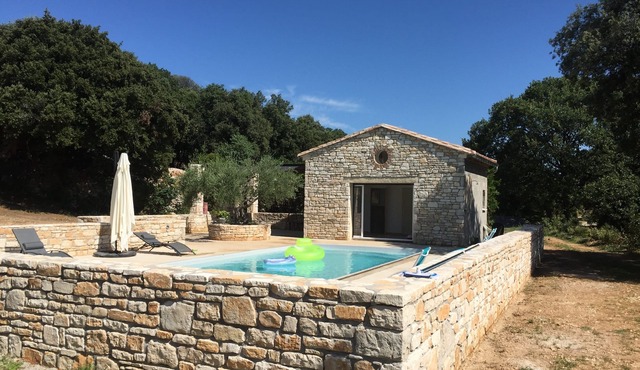 Very beautiful medieval building panoramic view heated pool