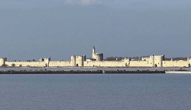 Very close to the medieval city of Aigues-Mortes, marina, with swimming pool