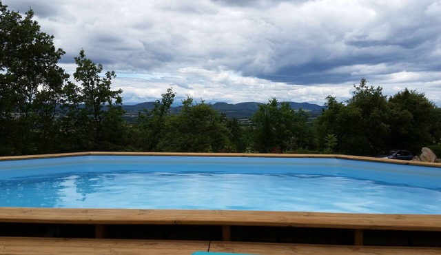 Very nice Mazet with pool and panoramic views of the Cevennes
