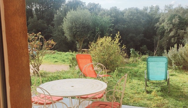 Very nice T3 air-conditioned Gîte RDC in the countryside near Propriano for 5 people