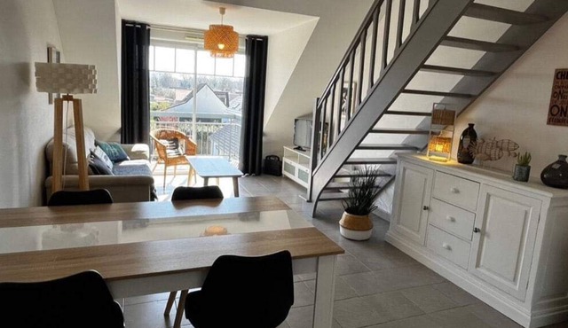 Very nice apartment 3 minutes from the beach and south-facing balcony